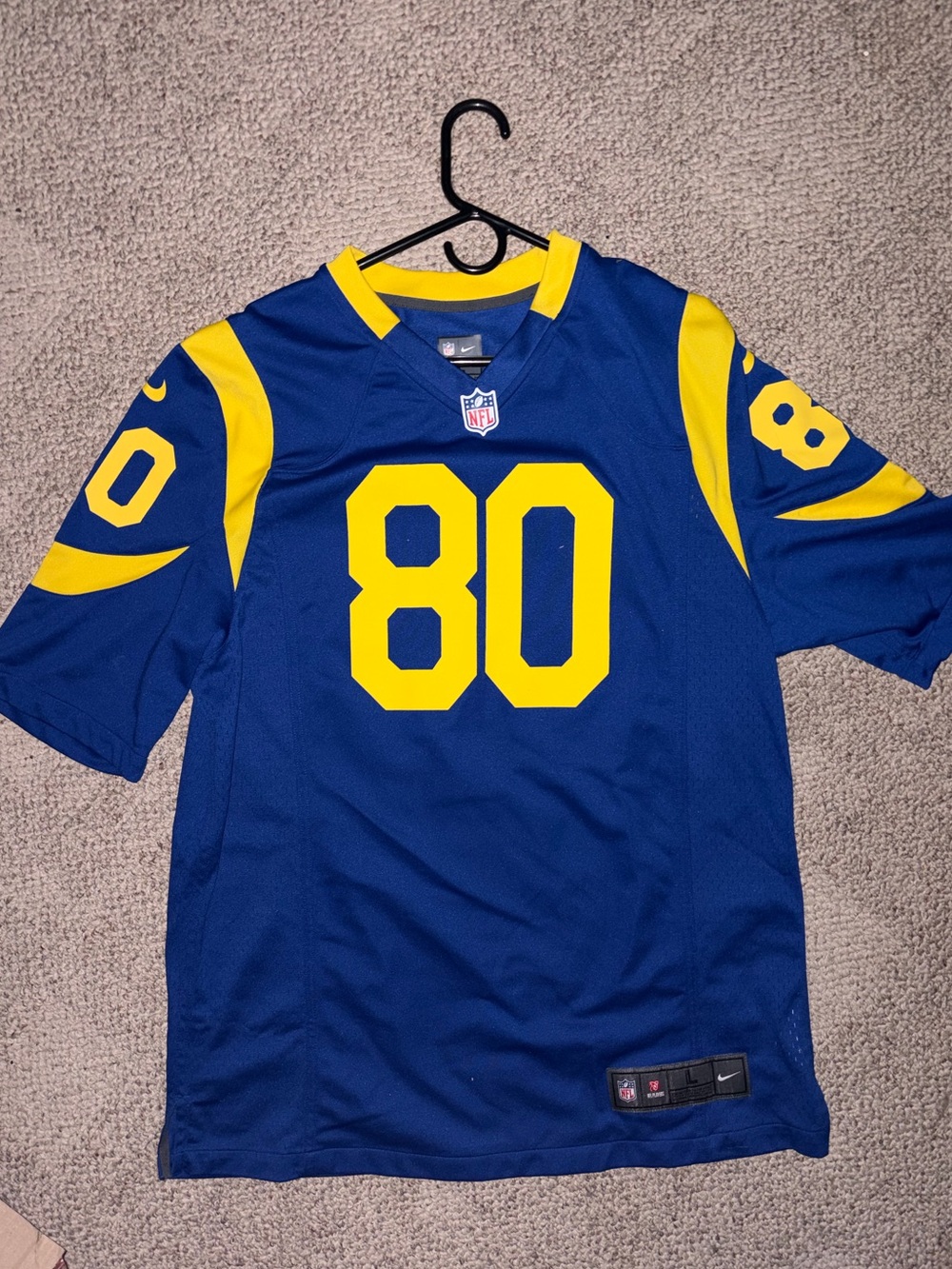 Isaac Bruce #80 Rams NFL Jersey (Nike On Field Collection)